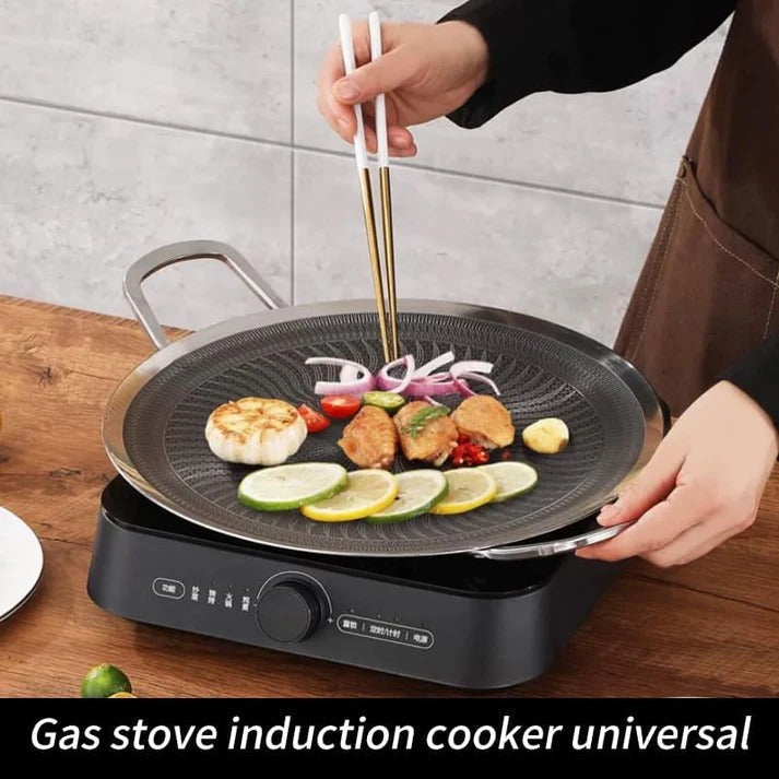 HoneyComb Non-Stick Korean Tawa for Gas Stove & Induction(32cm / 34cm)