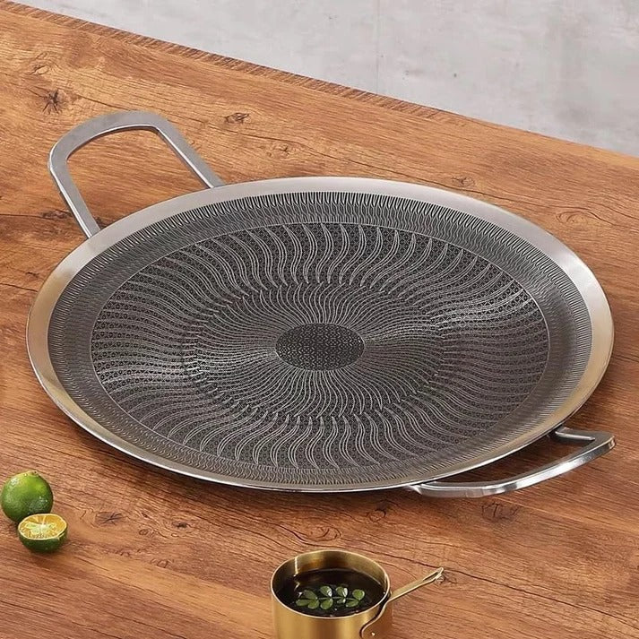 HoneyComb Non-Stick Korean Tawa for Gas Stove & Induction(32cm / 34cm)