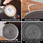 HoneyComb Non-Stick Korean Tawa for Gas Stove & Induction(32cm / 34cm)