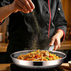 CONTAY Spider Web Wok – Professional Tri-Ply Cookware