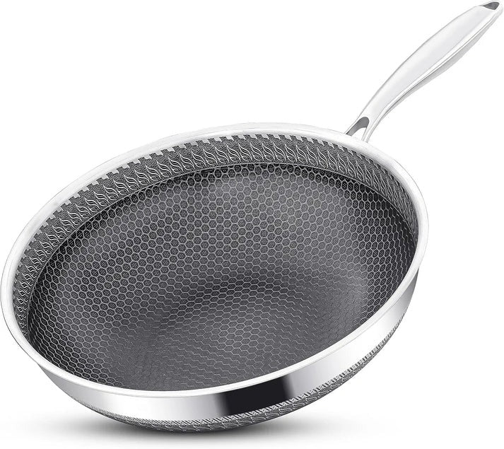 CONTAY Spider Web Wok – Professional Tri-Ply Cookware