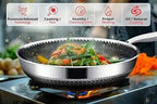 CONTAY Spider Web Wok – Professional Tri-Ply Cookware