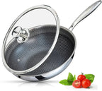 CONTAY Spider Web Wok – Professional Tri-Ply Cookware