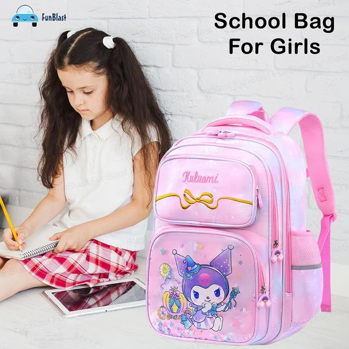 Premium Kawaii Cartoon Backpack for Girls