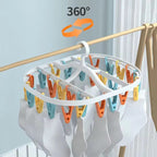 Multi-Clip Windproof Folding Drying Rack