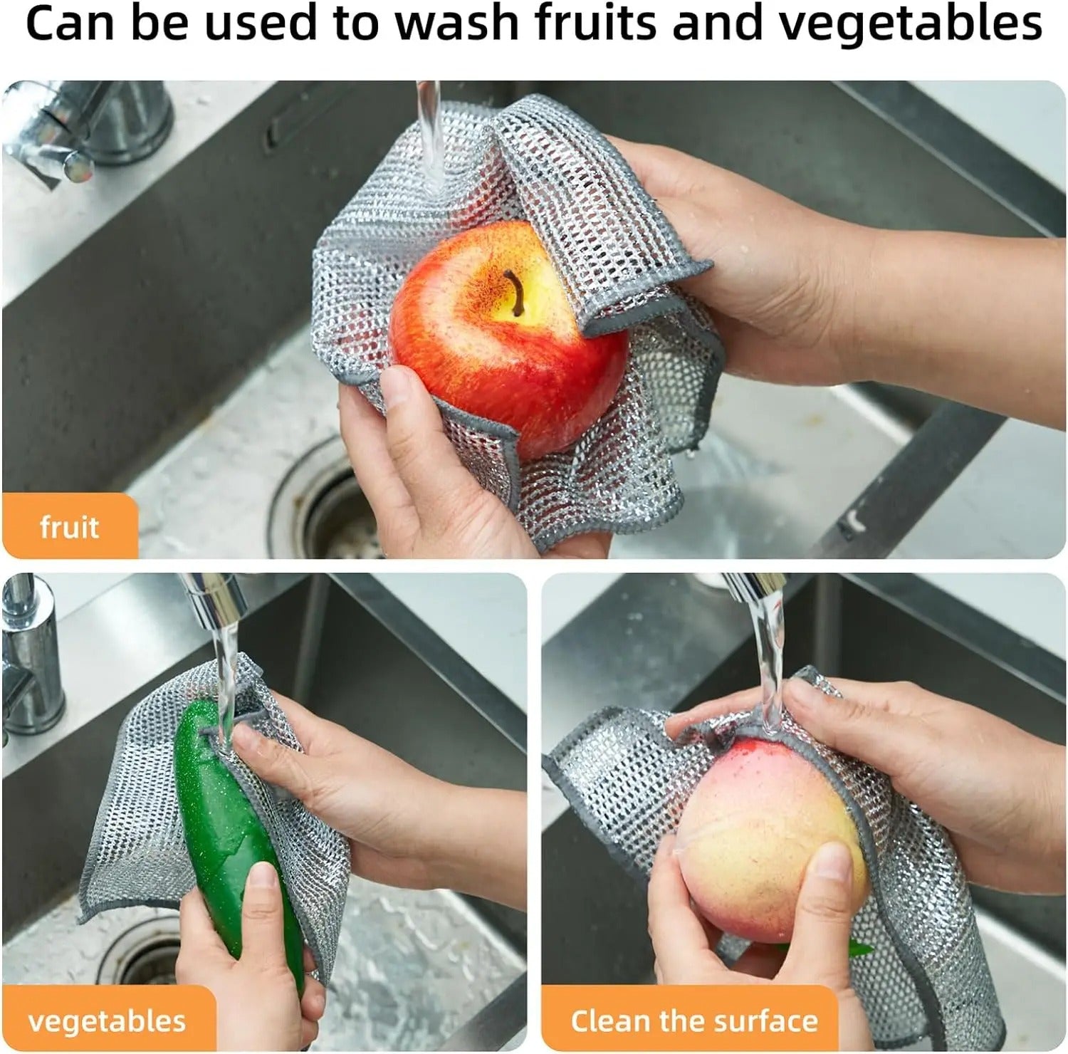 Steel Wire Kitchen Cleaning Cloth