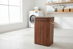Premium Bamboo Laundry Basket with Lid – 72L Capacity