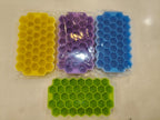 Easy Push Pop Out Square Silicon Ice Cubes Tray Honeycomb Shape