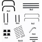 Double Pole Metal Cloth Stand - My Store