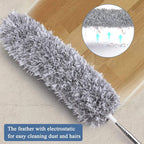 Foldable Cleaning Grey Duster (Premium Quality) (Big Size)