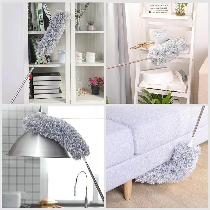 Foldable Cleaning Grey Duster (Premium Quality) (Big Size)