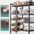 Multifunctional Storage Rack with Wheels - My Store