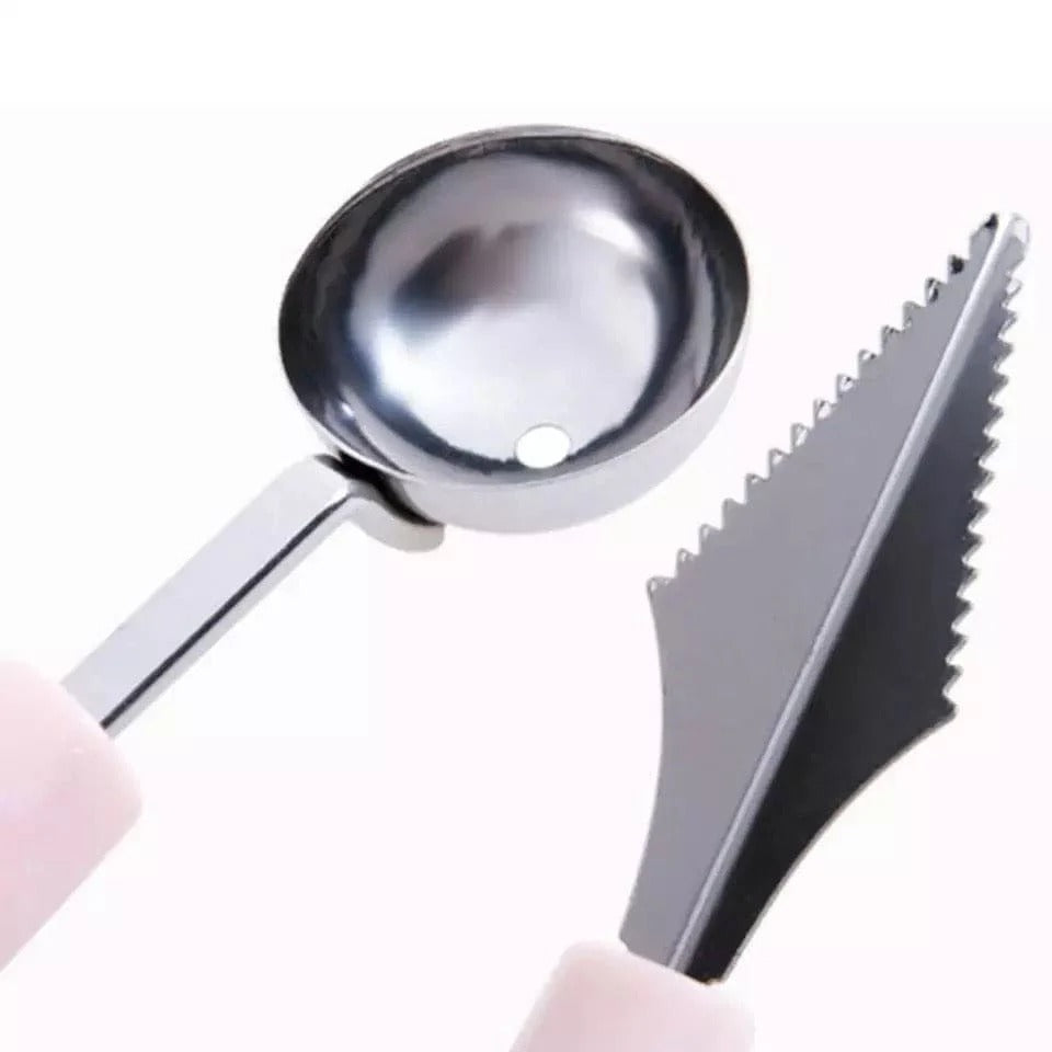 2in1 fruit Carving Knife