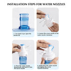 METAL STAND 19L WATER BOTTLE WITH WATER TAP WITH NOZZLE - My Store
