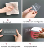 Wall Mounted Sticking Tissue Holder