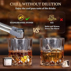 6 Grid Steel Ice Cubes With Clip