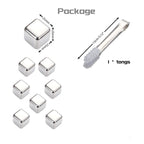 6 Grid Steel Ice Cubes With Clip