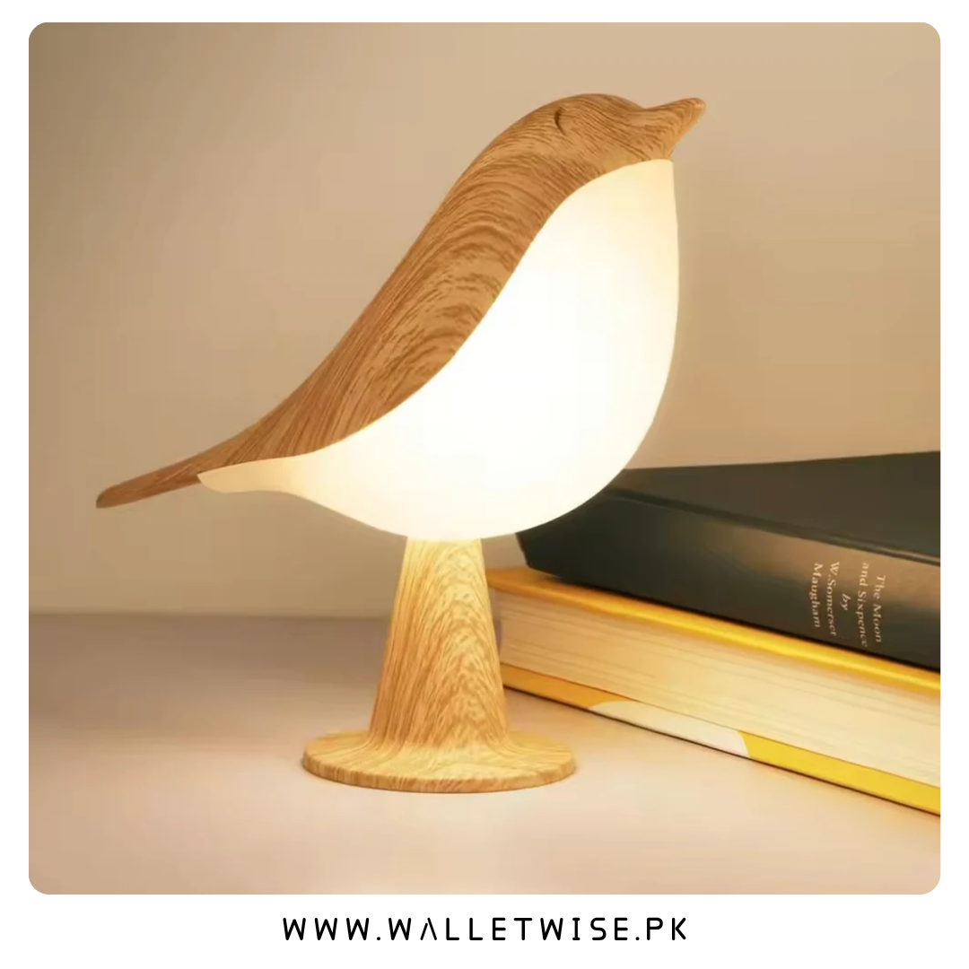Cute Bird LED Table Lamp – Rechargeable Cordless Touch Night Light
