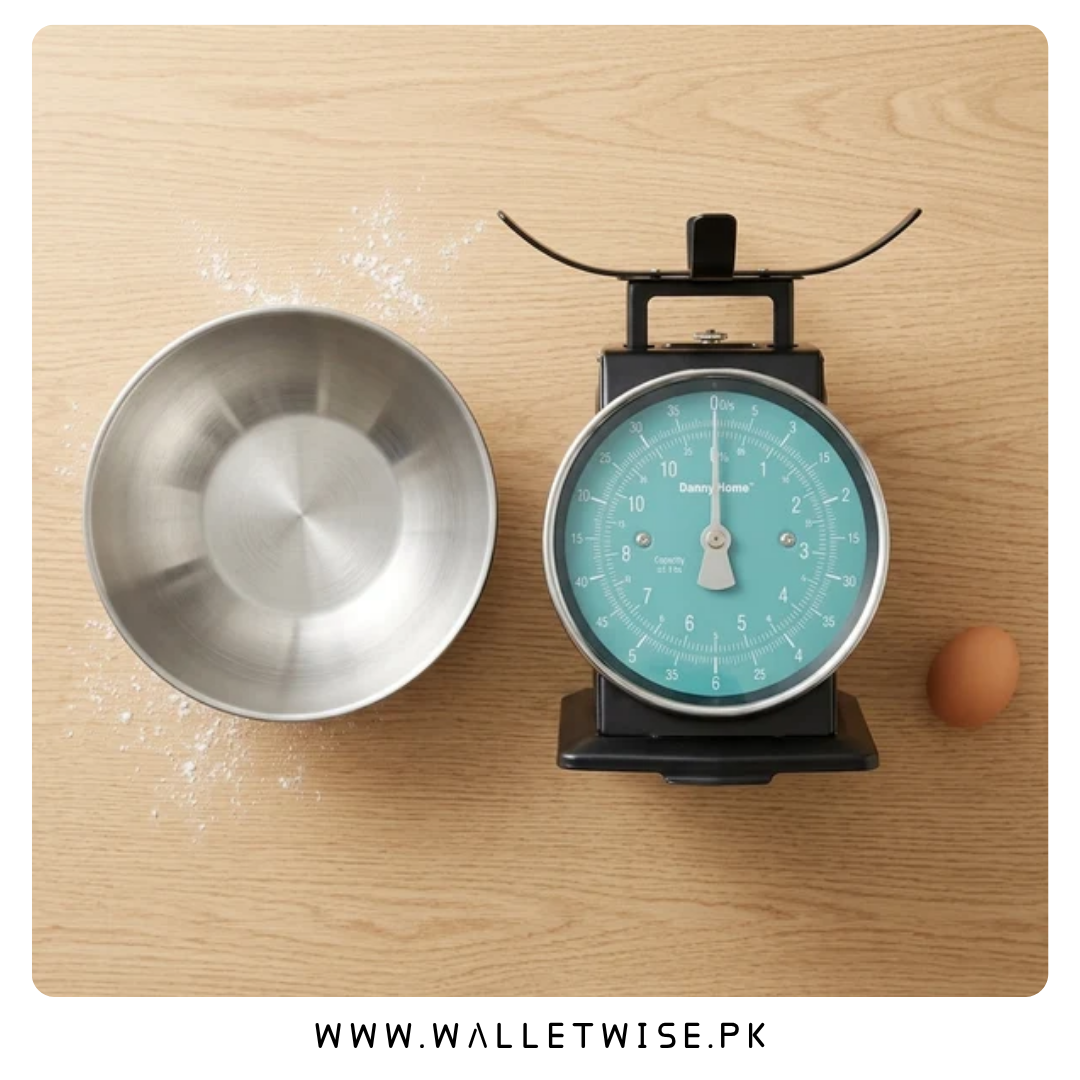 Danny Home Stainless Steel Mechanical Kitchen Scale 5kg / 11lb – Retro Analog Food Scale