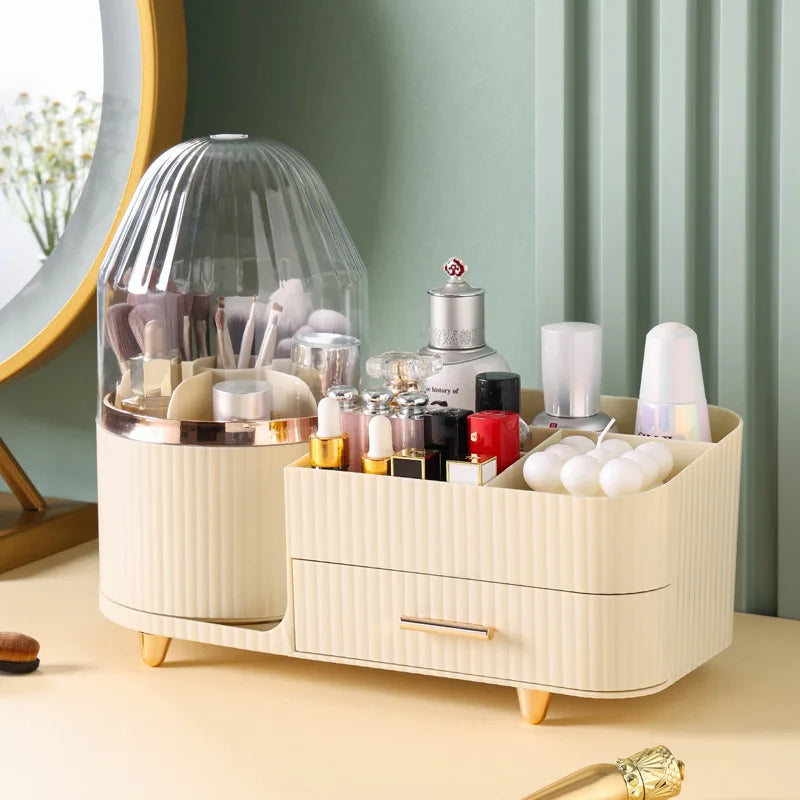 Rotating Brush Holder & Cosmetic Organizer - My Store
