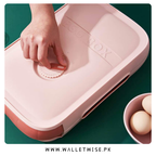 Drawer type egg storage box for refrigerator with freshness tracker and 20 egg capacity storage organizer