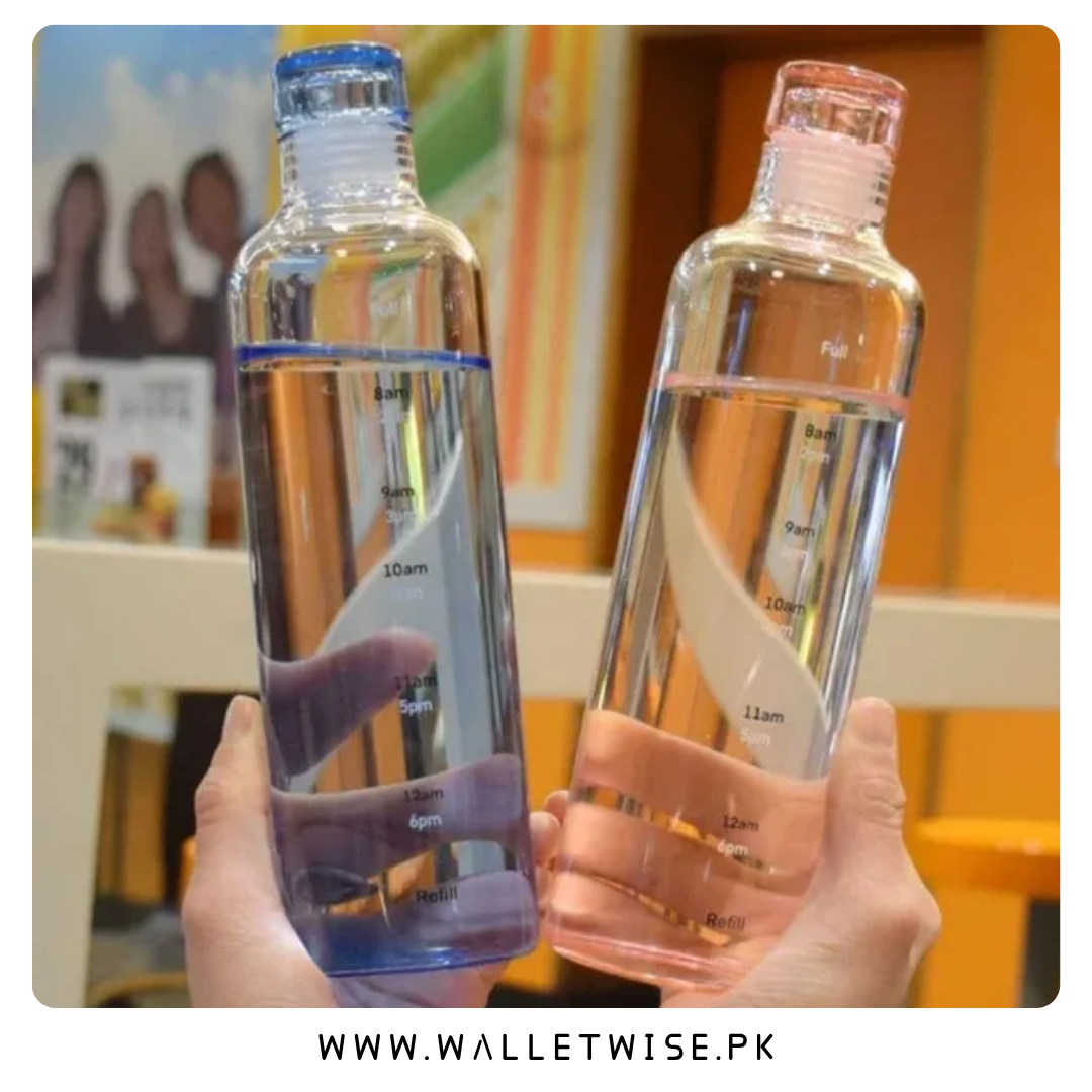 Glass Water Bottle with PP Screw Cap – 350ML, 500ML, 750ML & 1000ML