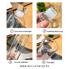 Glass Water Bottle with PP Screw Cap – 350ML, 500ML, 750ML & 1000ML