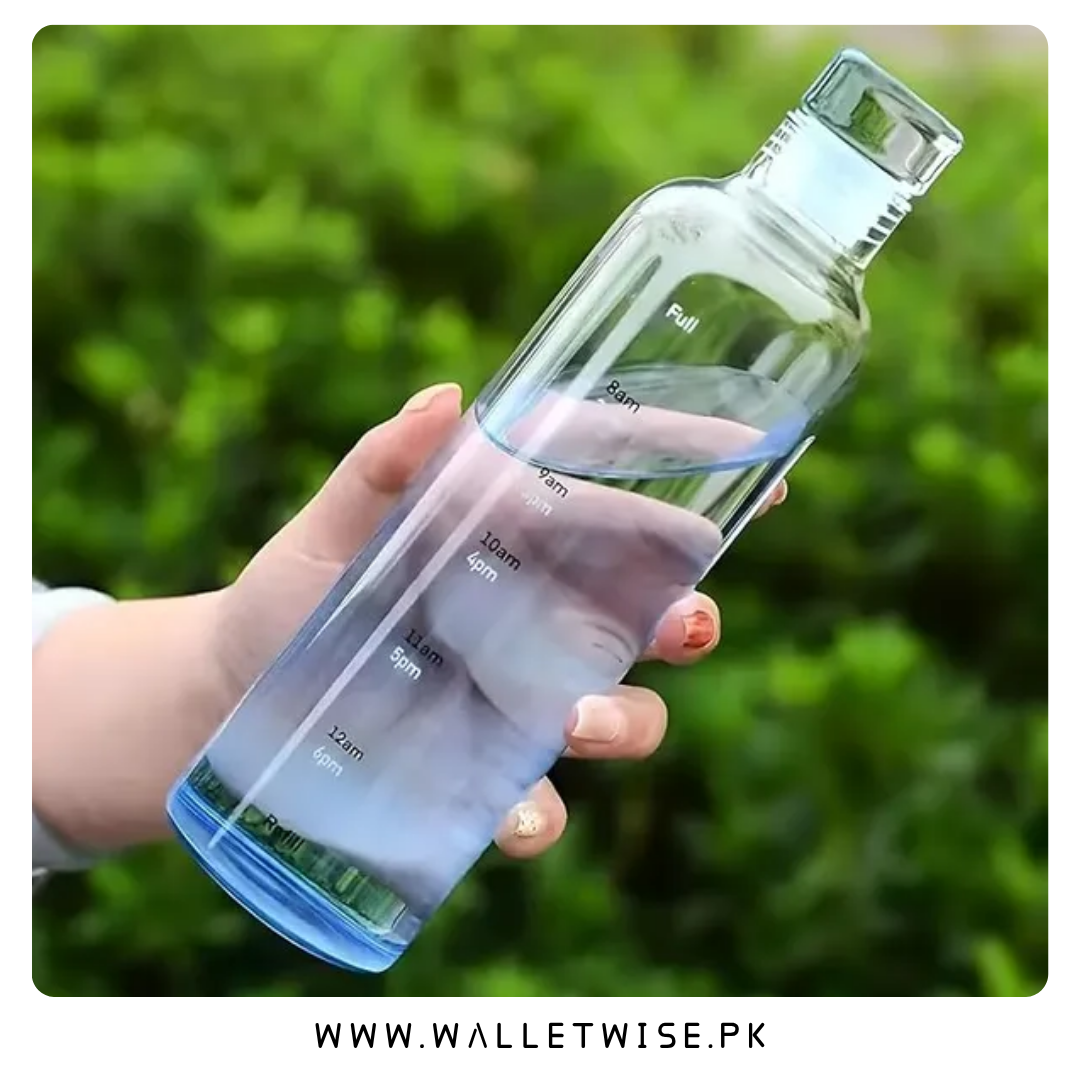 Glass Water Bottle with PP Screw Cap – 350ML, 500ML, 750ML & 1000ML