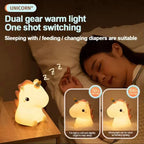 Unicorn Silicone Rechargeable  LED Night Lamp