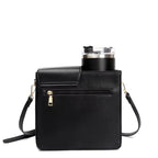 Tumbler Leather Bag with Compartment & Cup Holder