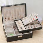2Layer Leather Jewelry Organizer - My Store
