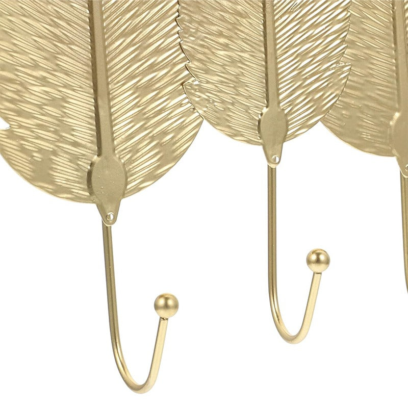 Wall Mounted Hooks - Leaf Design