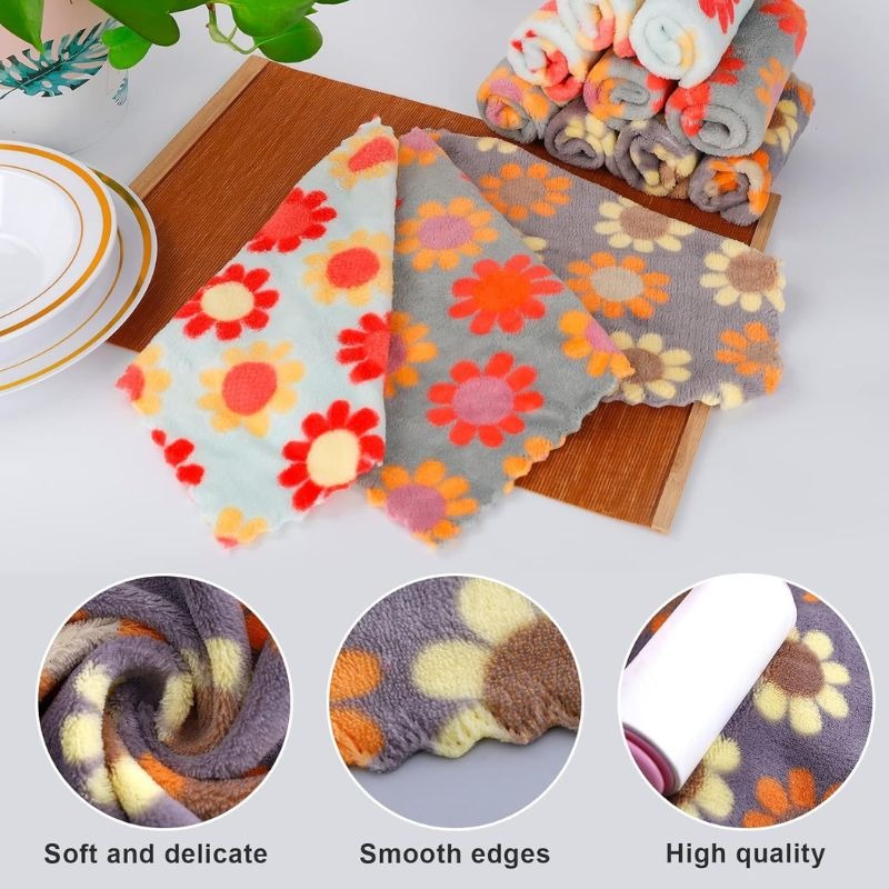 Microfiber Cleaning Towels Printed Pack Of 5 - My Store