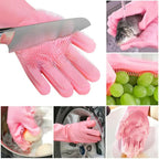 Magic Washing Gloves - Pair Of Silicone Washing Gloves