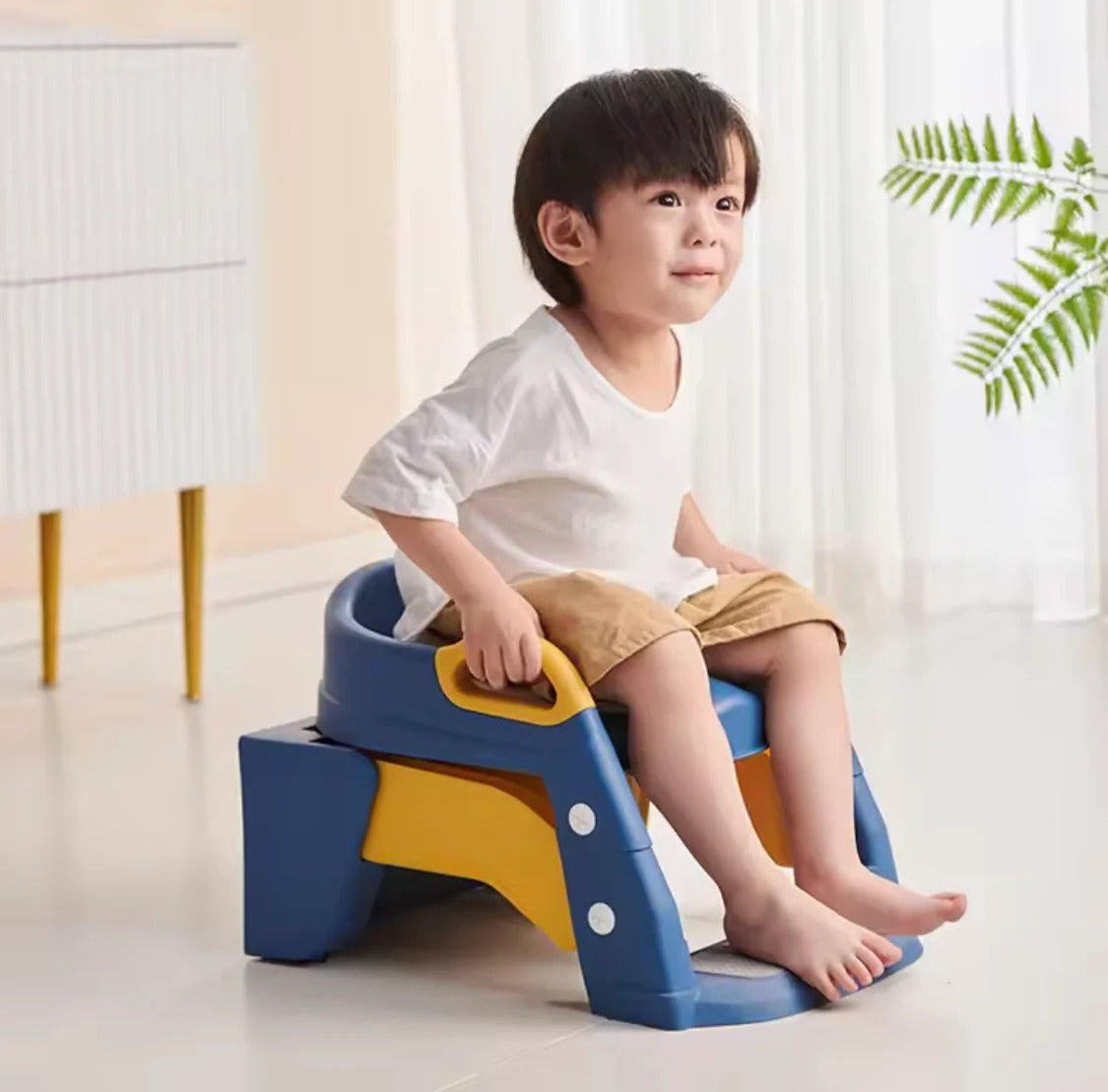 2 In 1 Portable Foldable Toilet Training Seat,