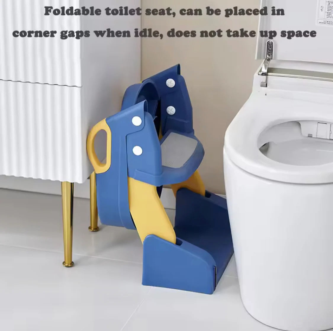 2 In 1 Portable Foldable Toilet Training Seat,