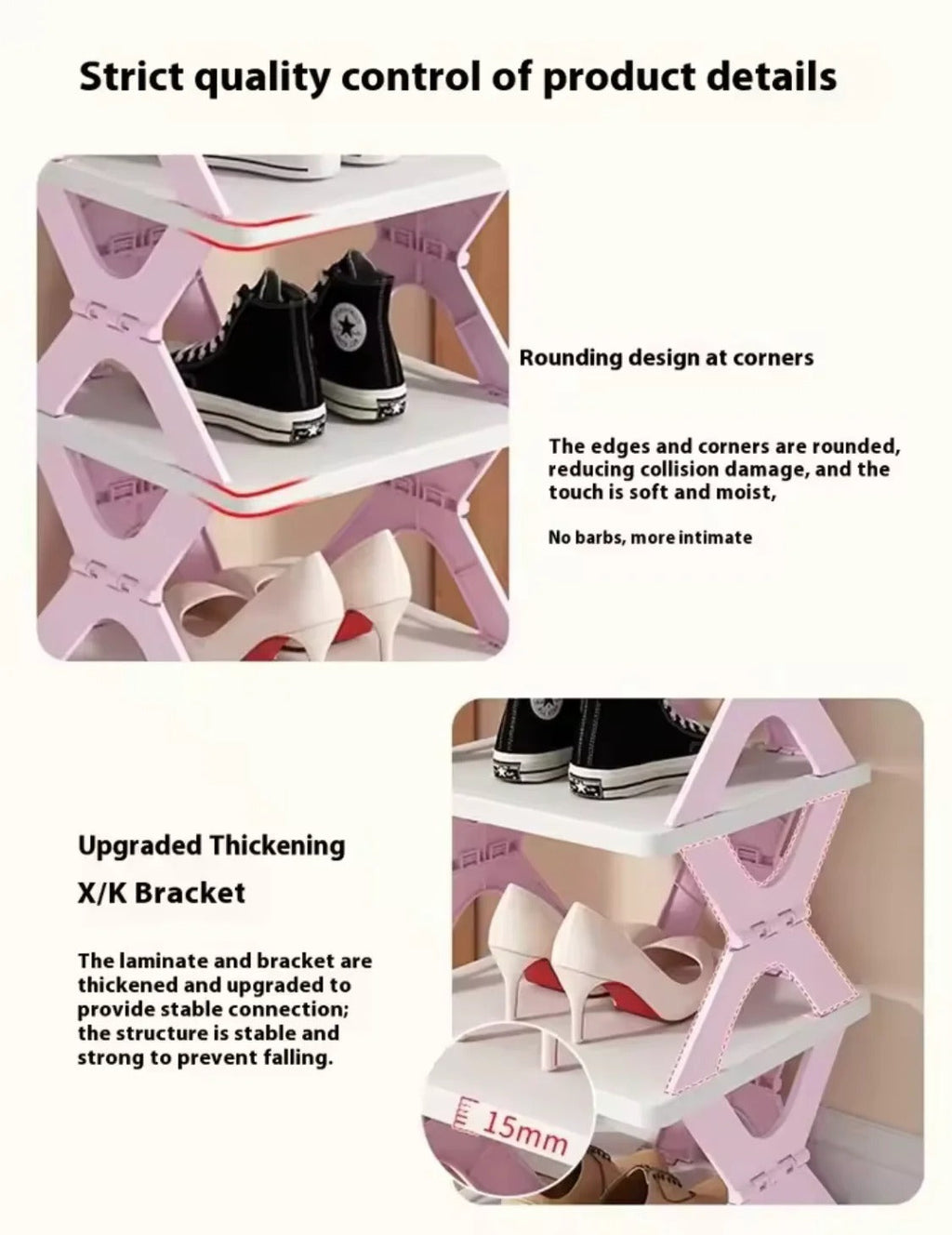 Multi Layer Foldable Storage Rack