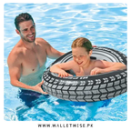 INTEX 36 Inch Inflatable Tire Swim Tube – Pool & Beach Float Ring (91cm)