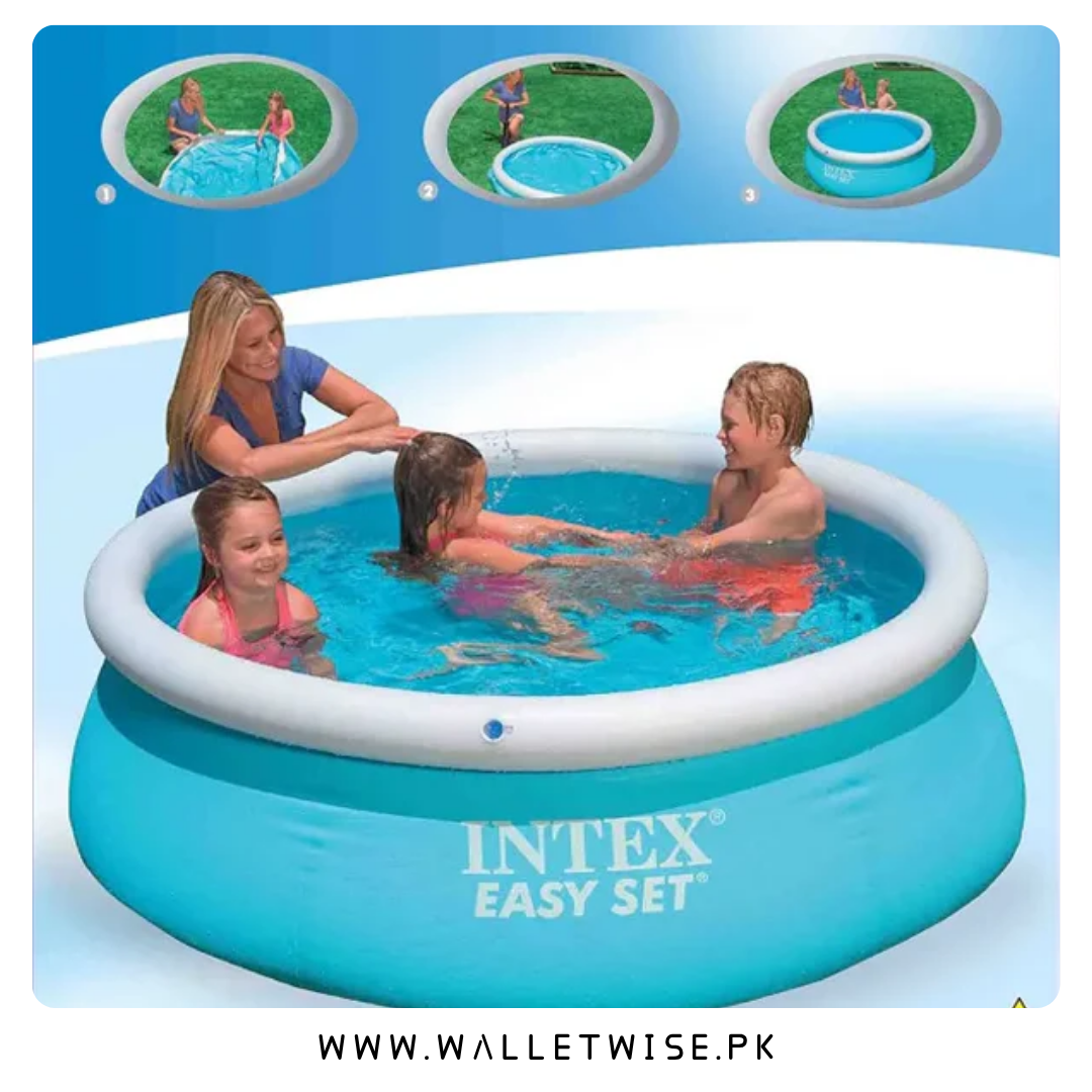 INTEX Easy Set Inflatable Swimming Pool 6ft x 20in (183 × 51 cm)
