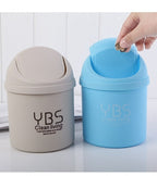 Mini Desktop Trash Bin with Flip Lid – Portable Car & Table Dustbin