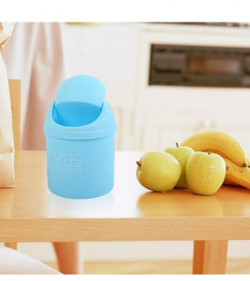 Mini Desktop Trash Bin with Flip Lid – Portable Car & Table Dustbin