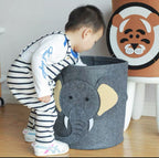Animal-Themed Felt Storage Basket - My Store