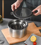 4-Piece Premium Stainless Steel Food Storage Set - My Store