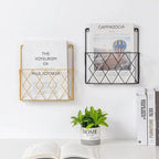 Magazines And Books Organizer - Black Metal - My Store