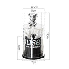 2 Pcs Bear Topped Transparent Organizer - My Store