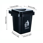Multi-Purpose Wall-Mounted Mini Bin & Ashtray – Nail-Free Installation