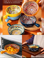 6” Ceramic Handle Bowl – Premium Printed Design - My Store