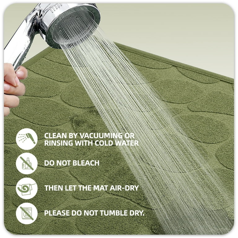 Pebble Stone Embossed Water Absorbent Anti-Slip Door Mat - My Store