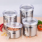 Airtight Stainless Steel Canister Set – 4 Pcs - My Store