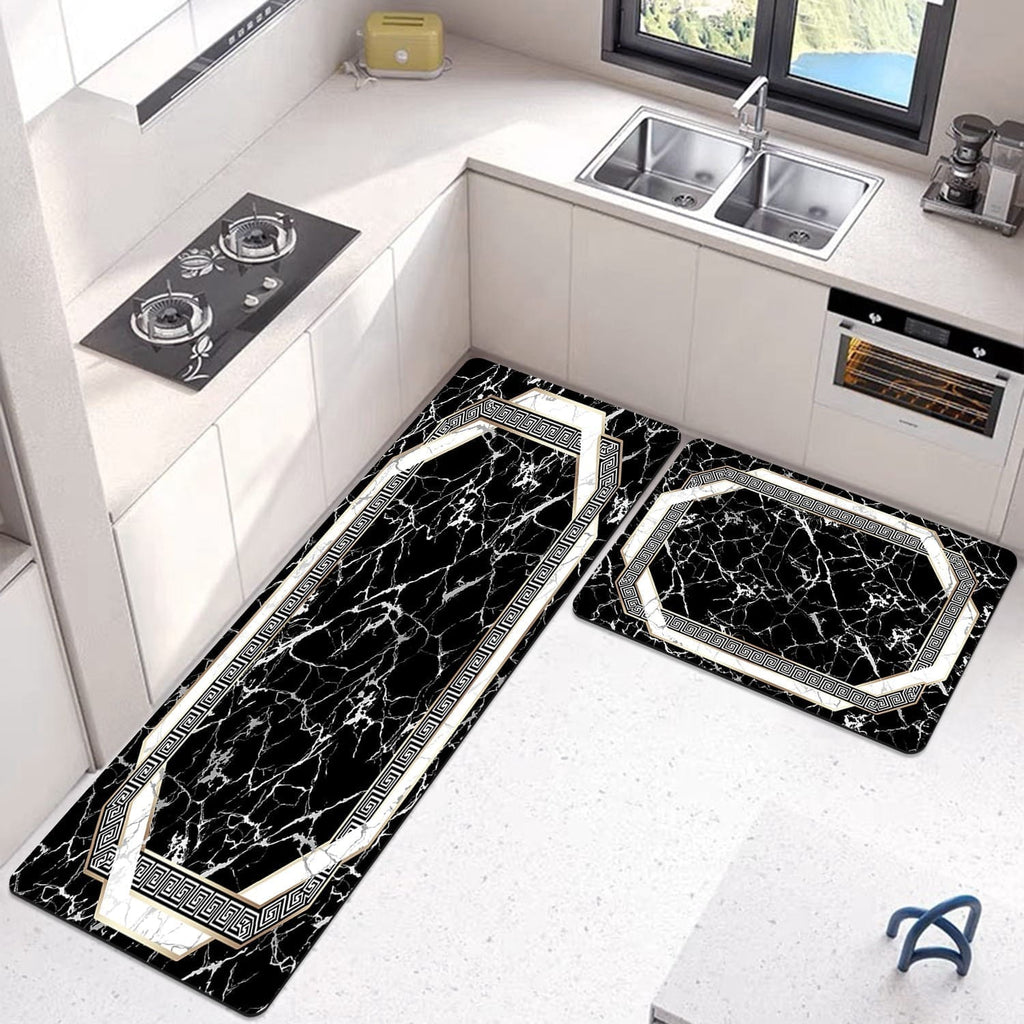 2-Piece Extra Large Runner & Mat Set – Napa Leather Finish with Anti-Slip Base - My Store